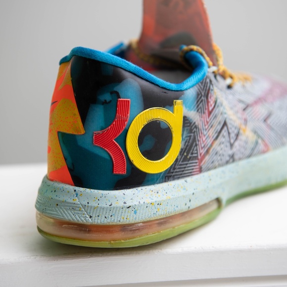 Nike KD 6 What The Kevin Durant Men's Size 10 669809-500 - Pre Owned - Picture 7 of 11